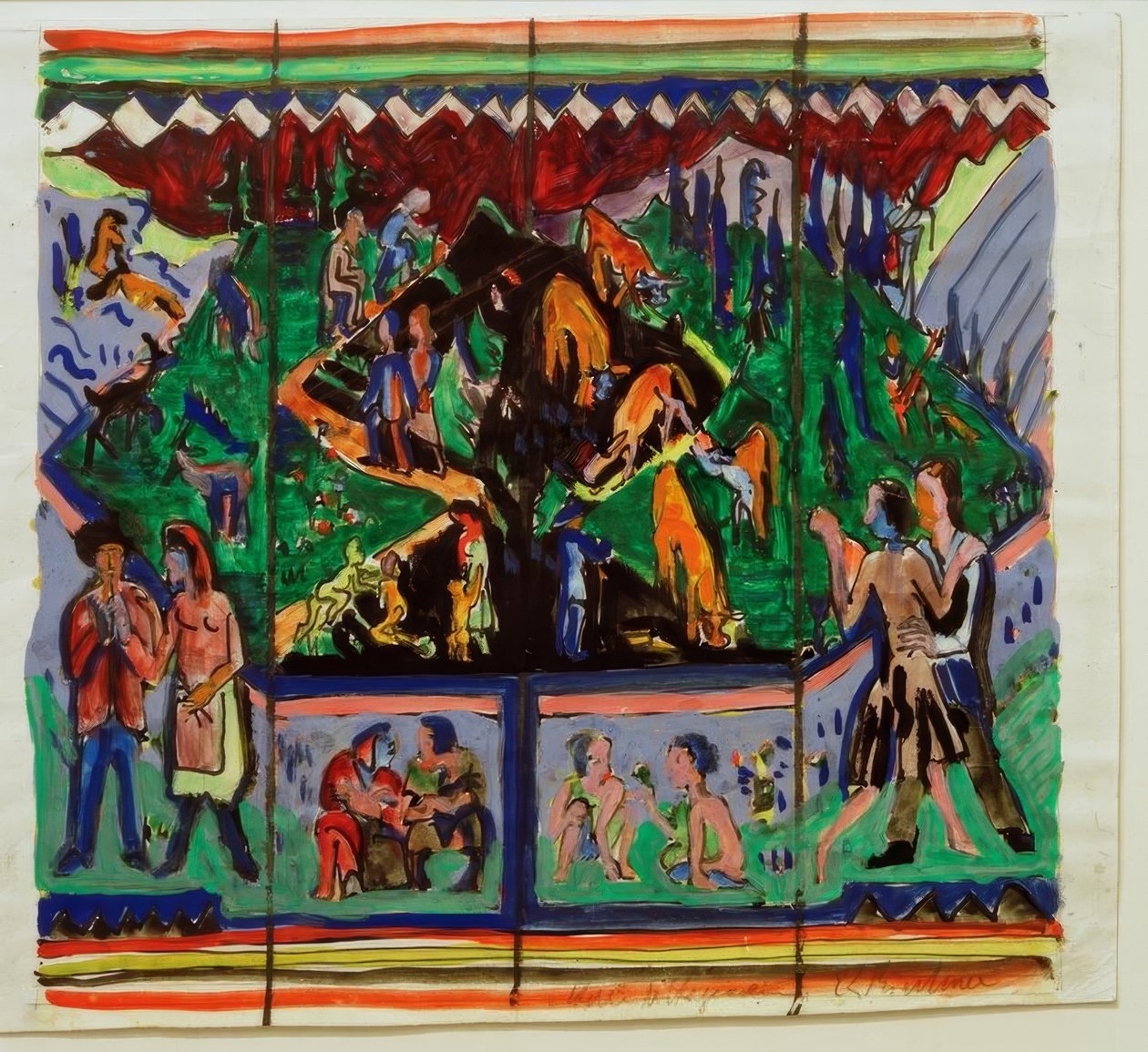 Livet av Ernst Ludwig Kirchner