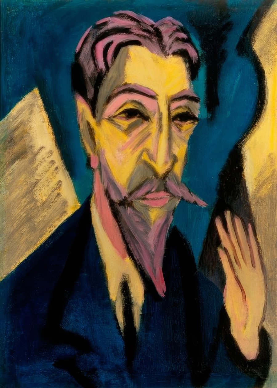 Huvudräkning av Ernst Ludwig Kirchner
