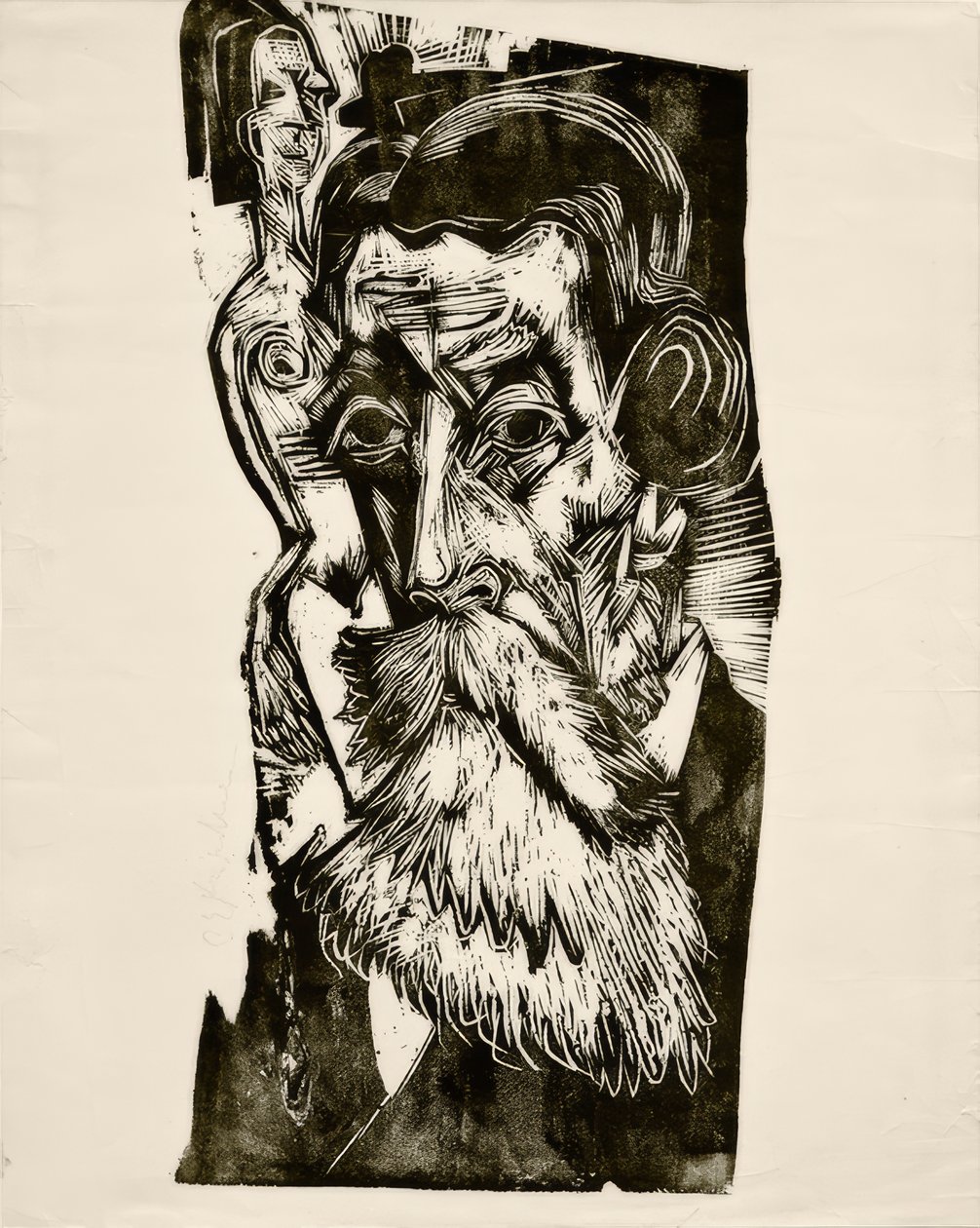Chef för Ludwig Schames av Ernst Ludwig Kirchner