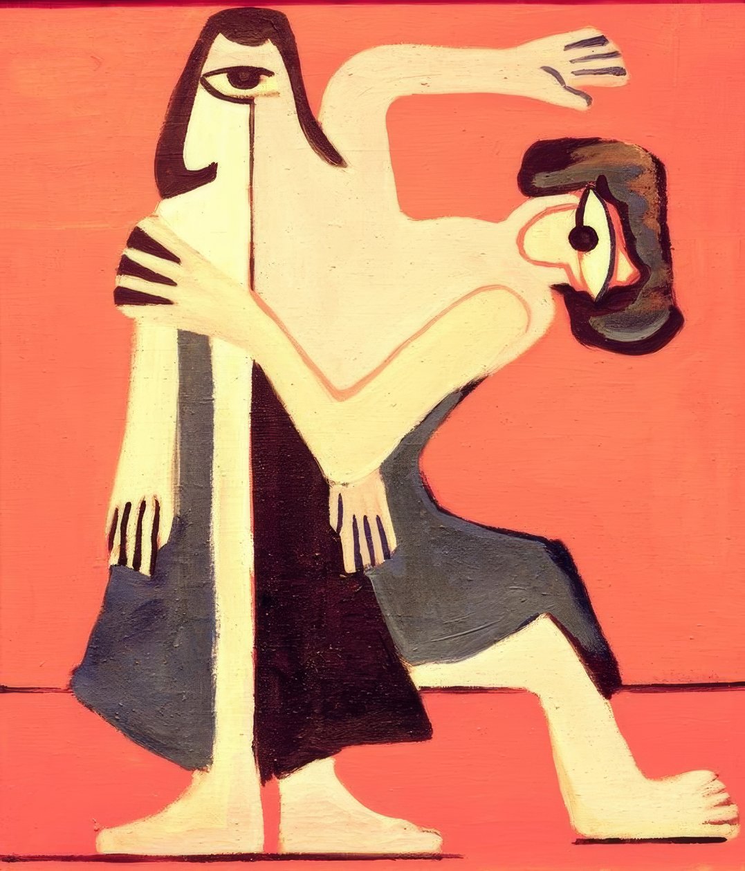 Maskdans av Ernst Ludwig Kirchner