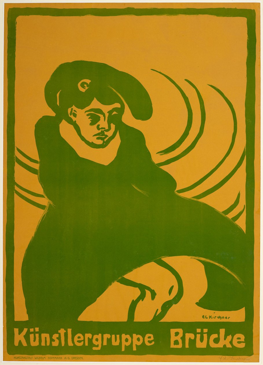 Affisch för Bron av Ernst Ludwig Kirchner