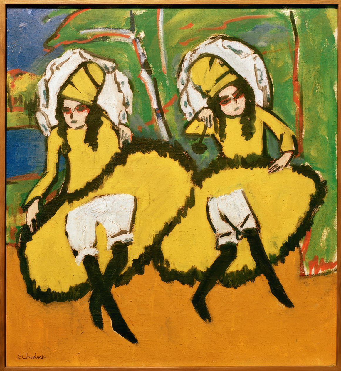 Två dansare av Ernst Ludwig Kirchner