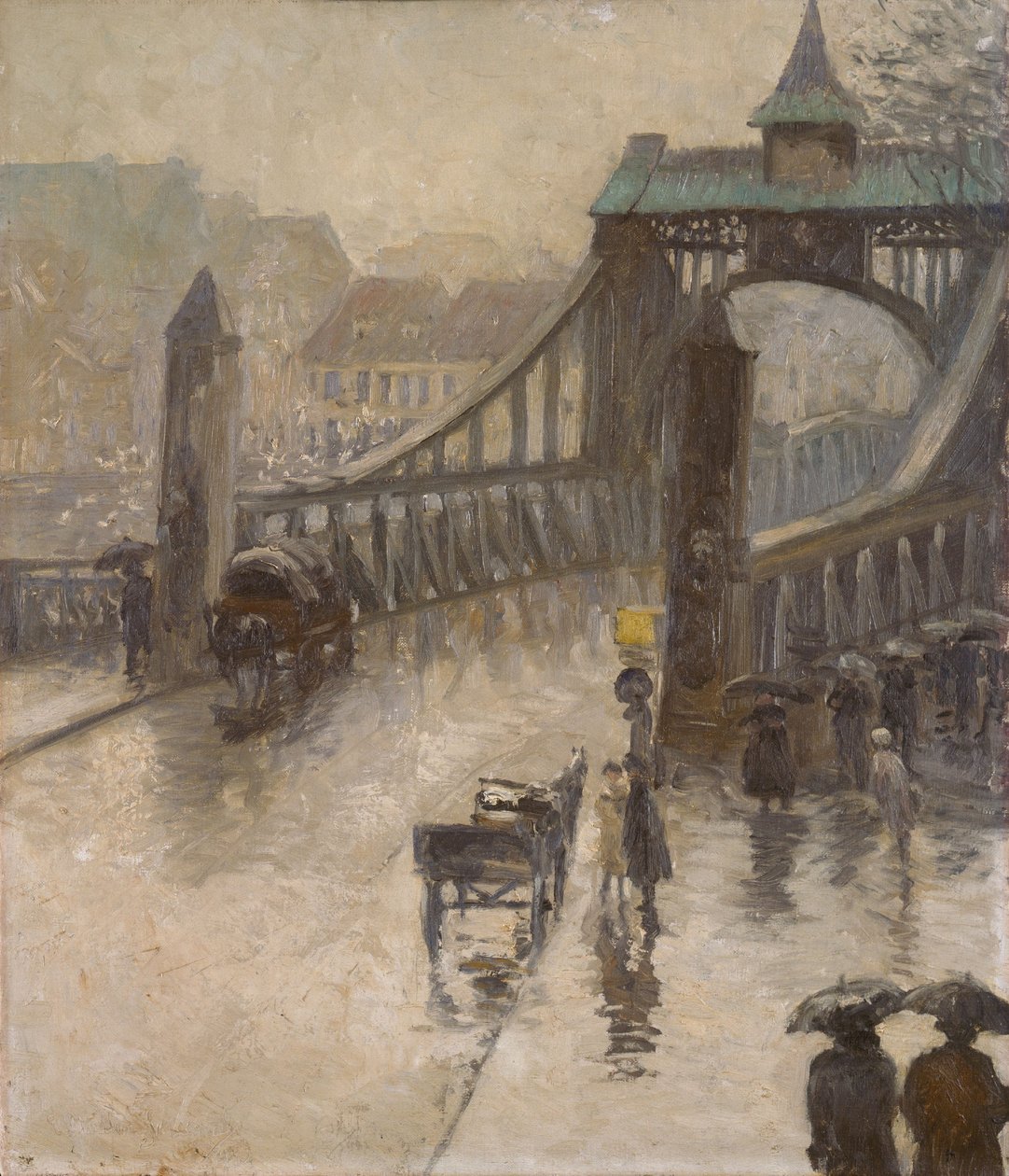Weserbron av Ernst Müller Scheebel