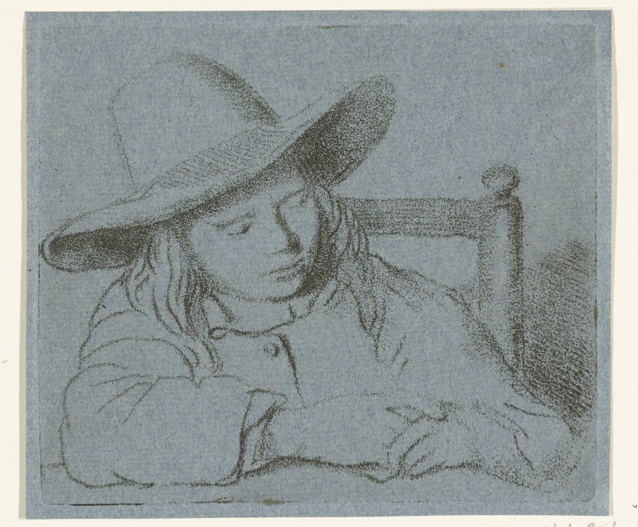 Sovande pojke med hatt av Ernst Willem Jan Bagelaar