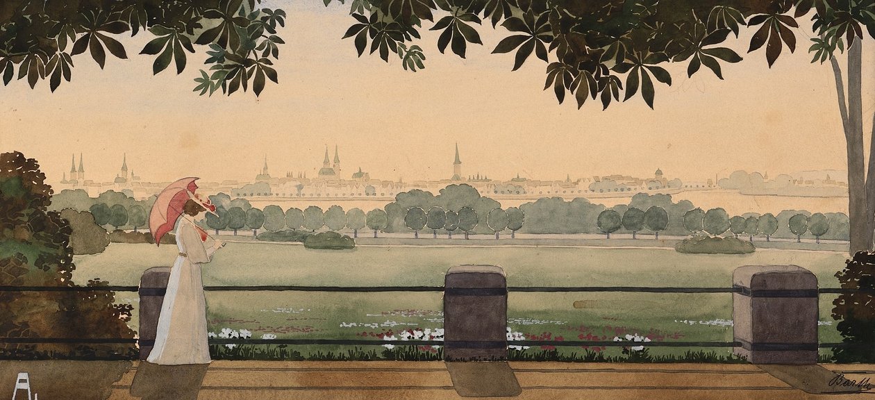 Platz auf Marly, Lubeck av Erwin Barth