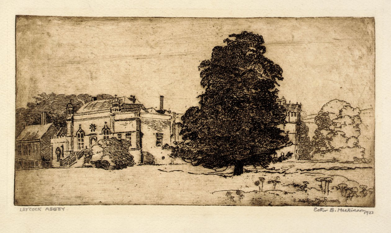 Leycock Abbey av Esther Blaikie MacKinnon