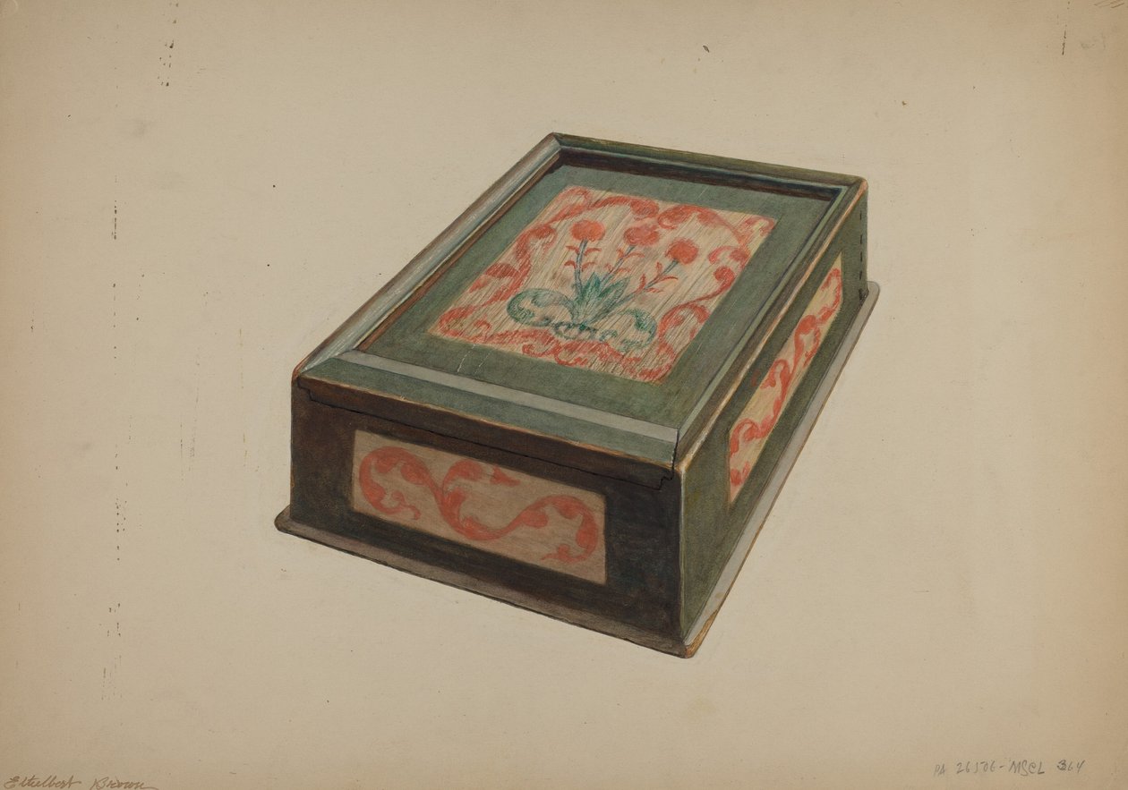 Pa. Tyska Box av Ethelbert Brown