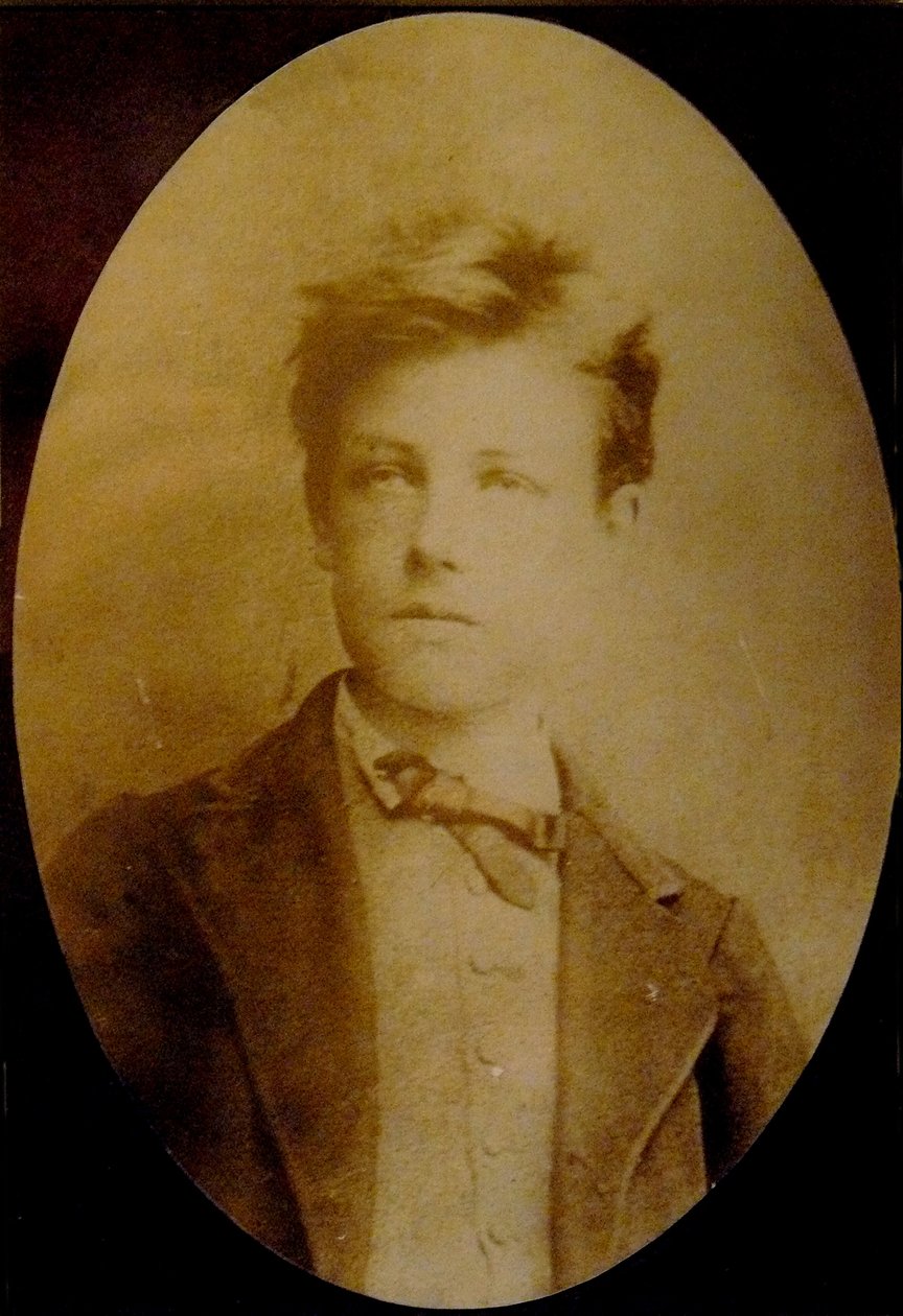 Porträtt av Arthur Rimbaud, 17 år gammal, 1871 av Etienne Carjat