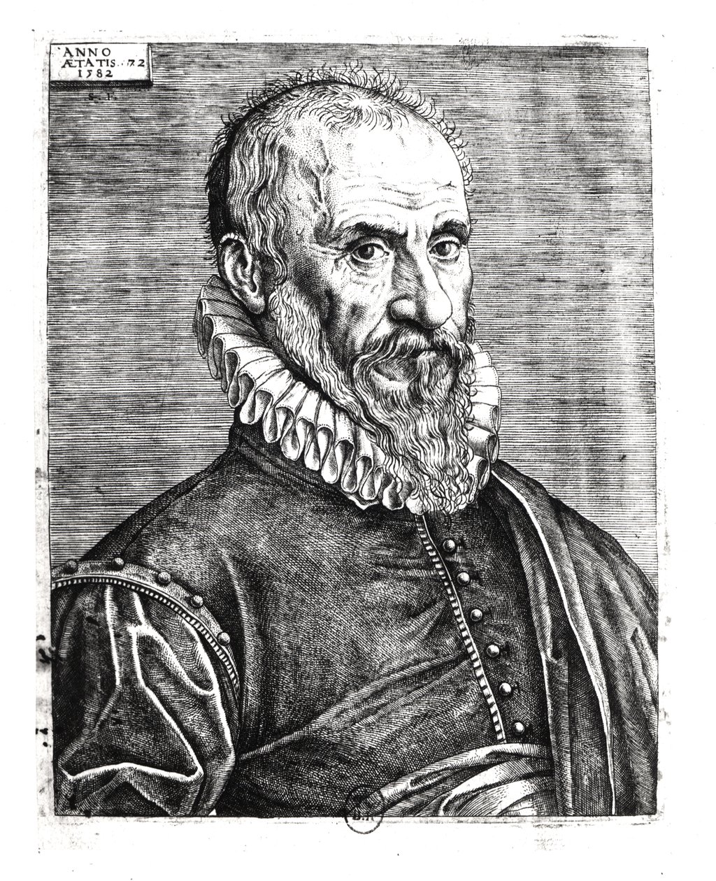 Ambroise Pare (1509-90) 1582 av Etienne Delauline