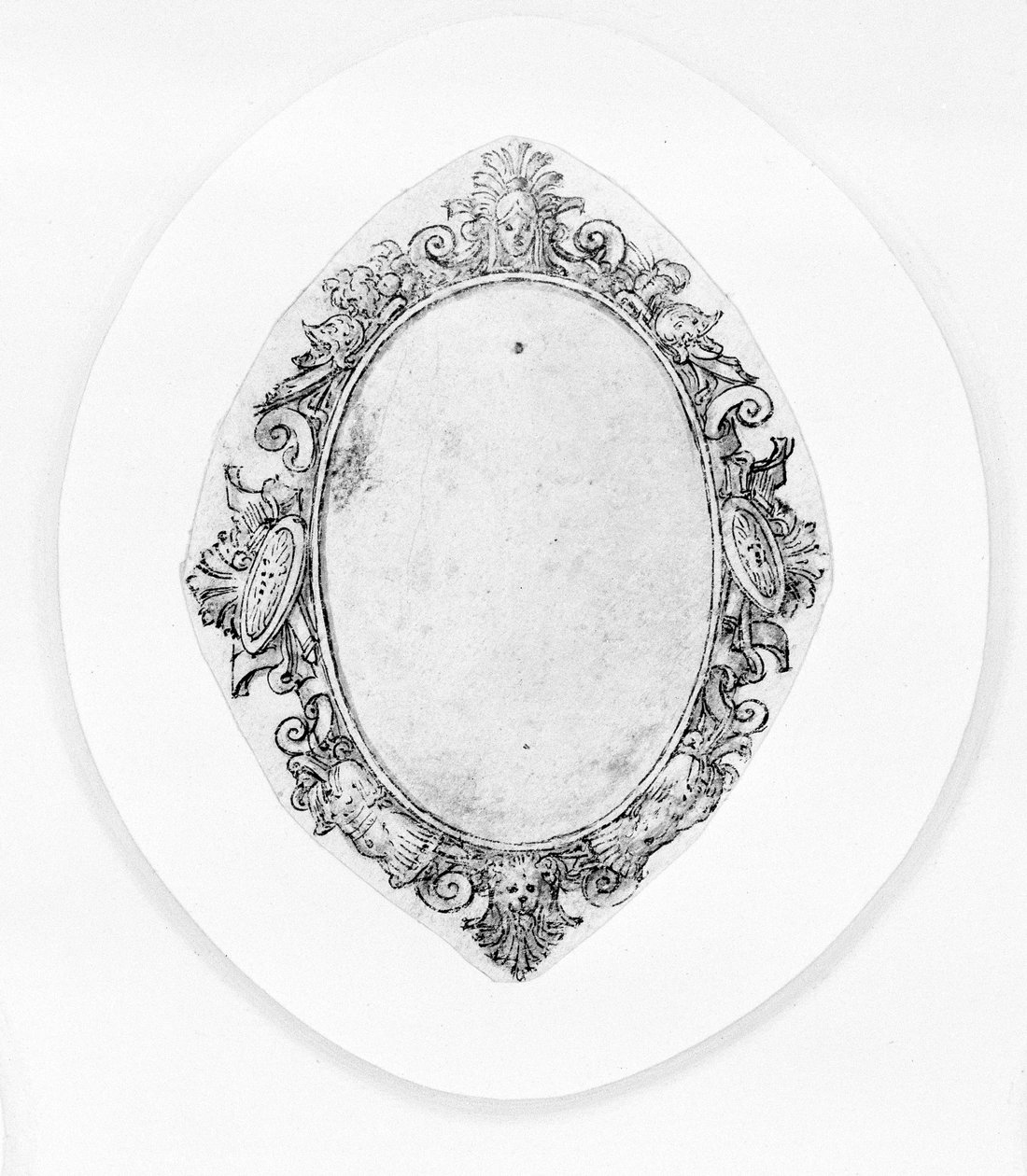 Design för en oval juvel, 1500-tal av Etienne Delaune