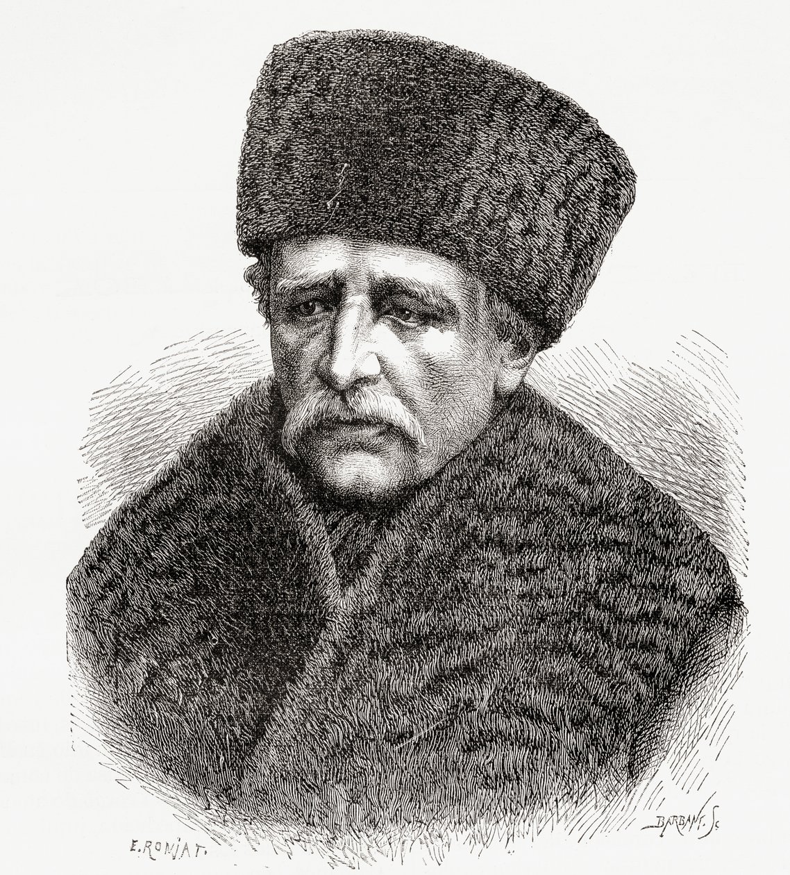 friherre Nils Adolf Erik Nordenskiold, 1878 av Etienne Antoine Eugene Ronjat