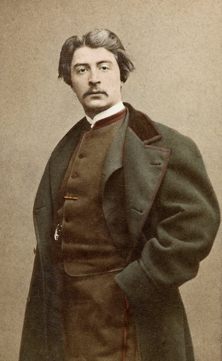 Porträtt av James Tissot av Etienne (after) Carjat