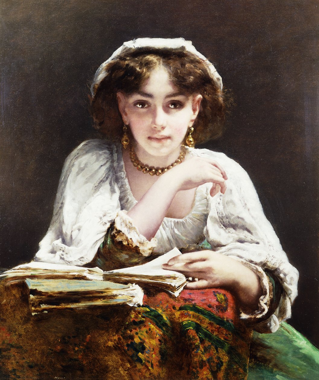 Kärleksbreven, av Etienne Adolphe Piot