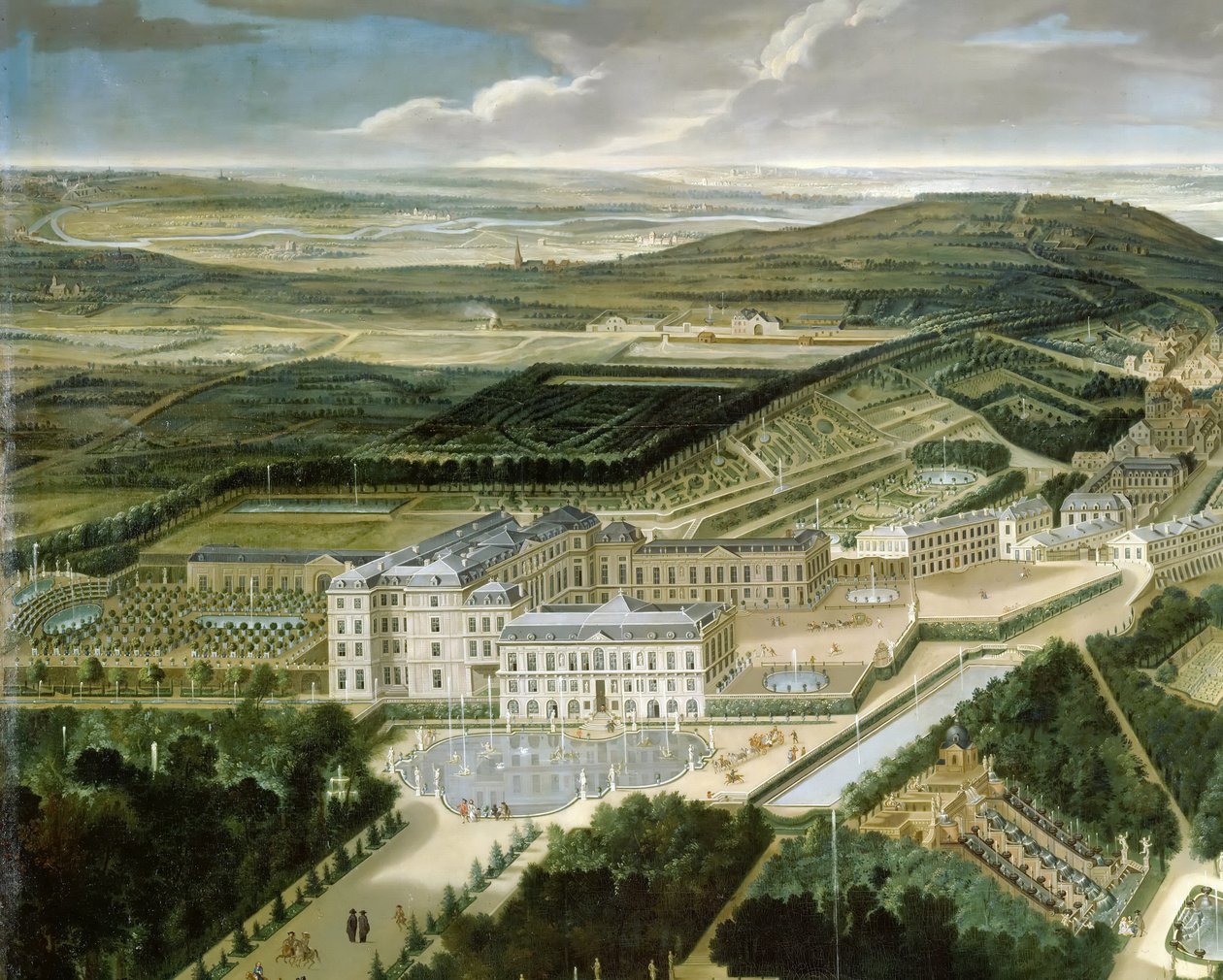 Saint Cloud Castle av Etienne Allegrain
