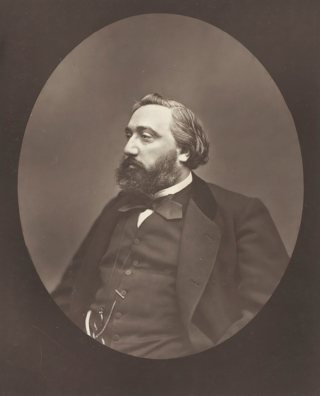 Gambetta, c. 1876. av Etienne Carjat