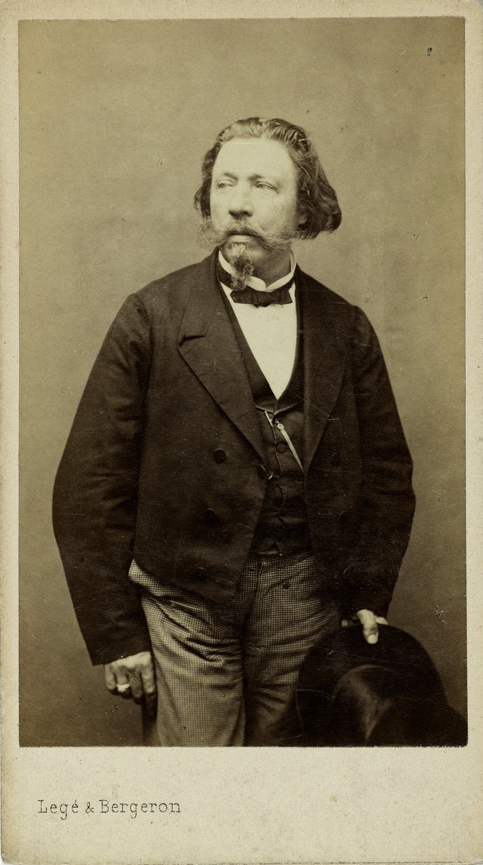 Porträtt av Francois George-Hainl 1807-1873. av Etienne Carjat