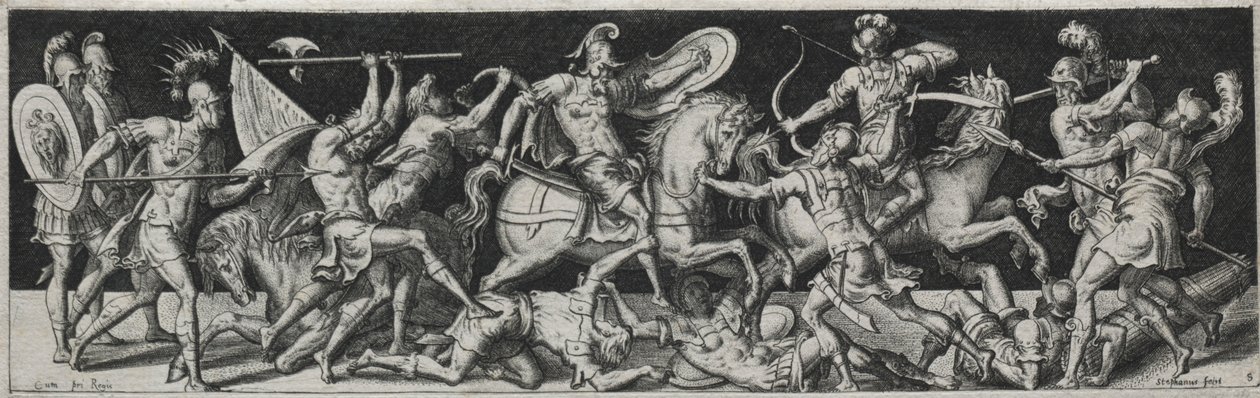 Strider och triumfer, troligen 1560-talet. av Etienne Delaune