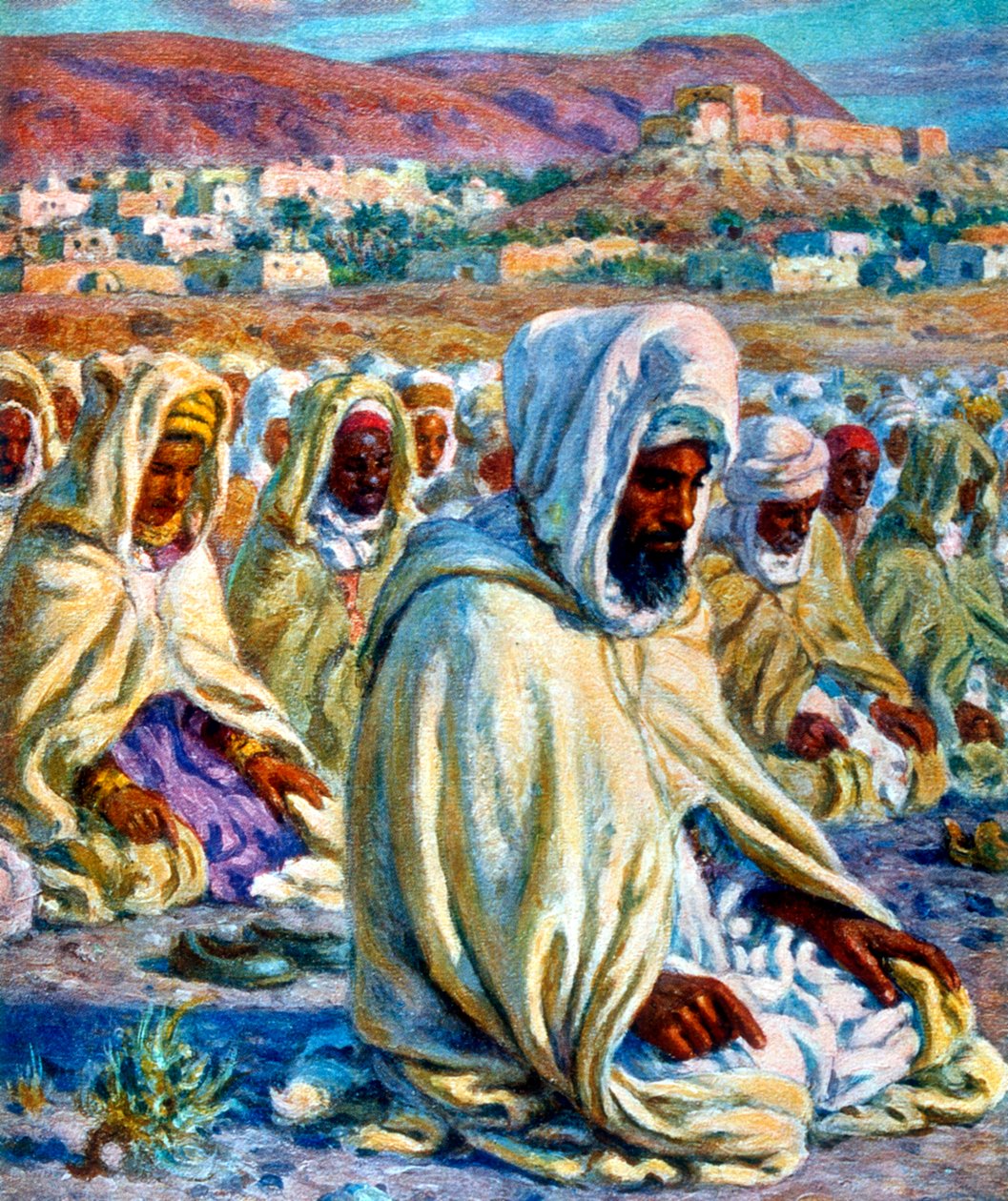 "Bönen", 1918 av Alphonse Etienne Dinet