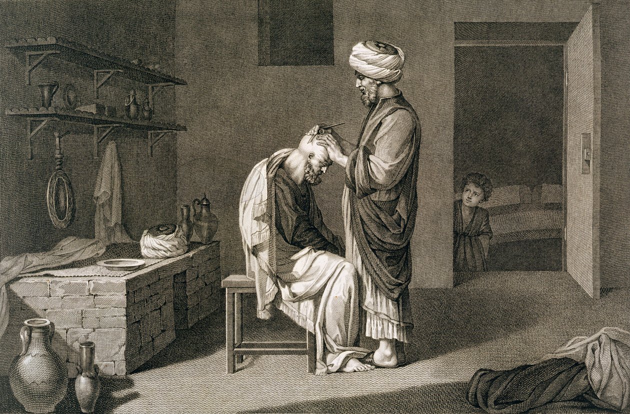 "Barberaren", 1822 av Etienne Frederic Lignon