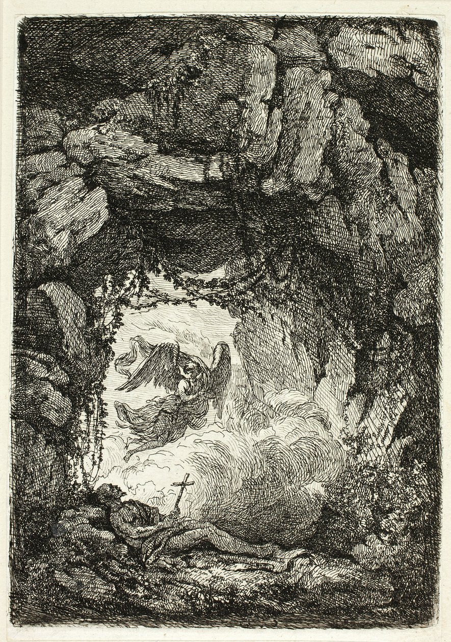 St. Hieronymus död av Etienne de Lavallee Poussin