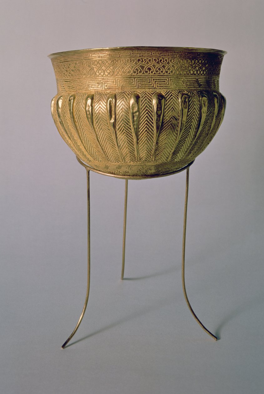 Skål, från Palestrina (guld) av Etruscan