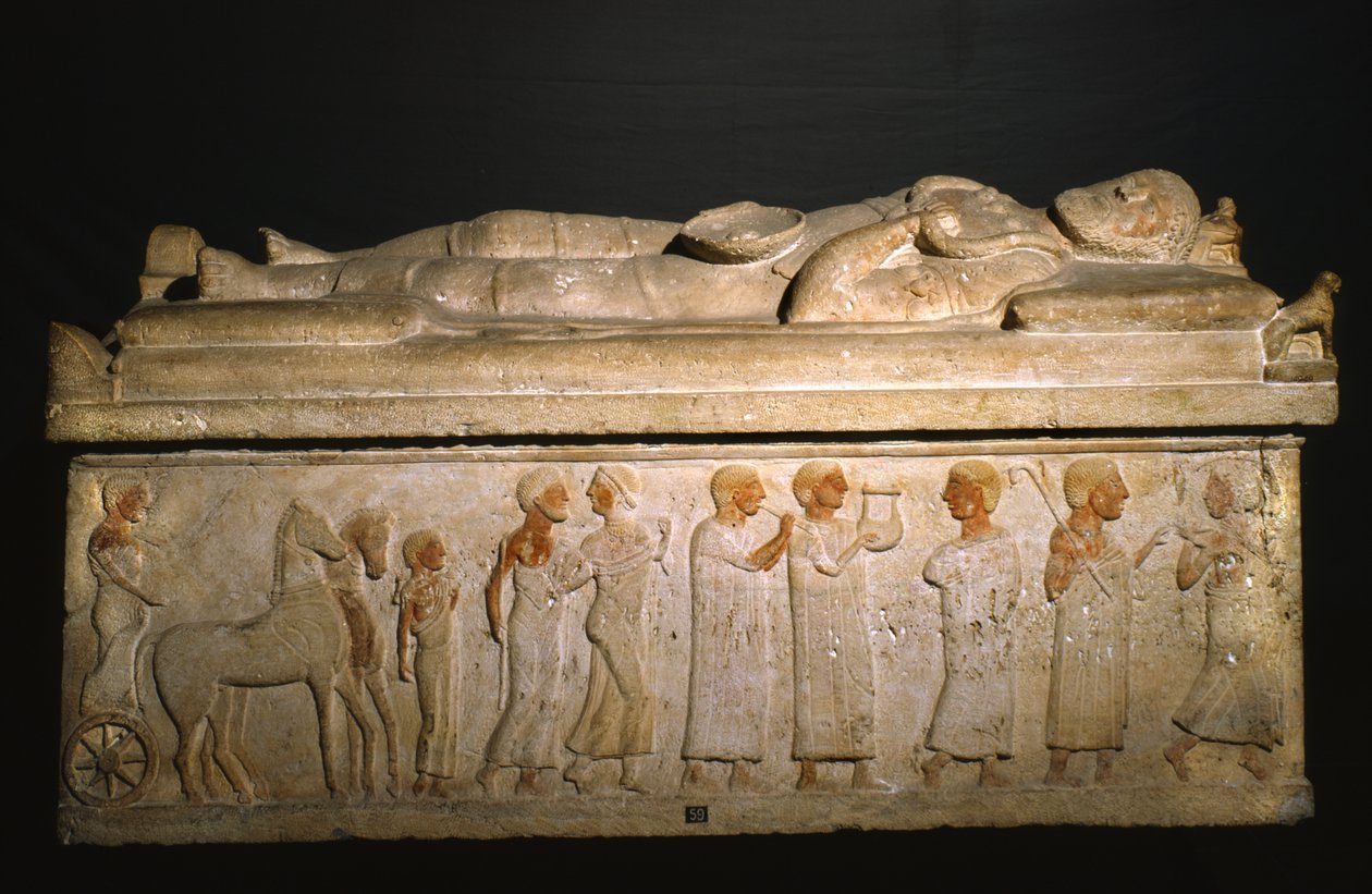 Sarkofag av Etruscan