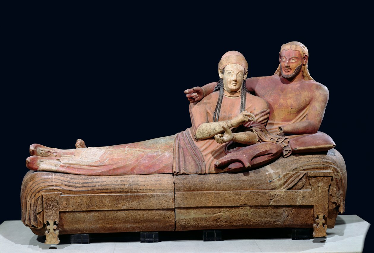 Makarnas sarkofag, 525-500 f.Kr. av Etruscan