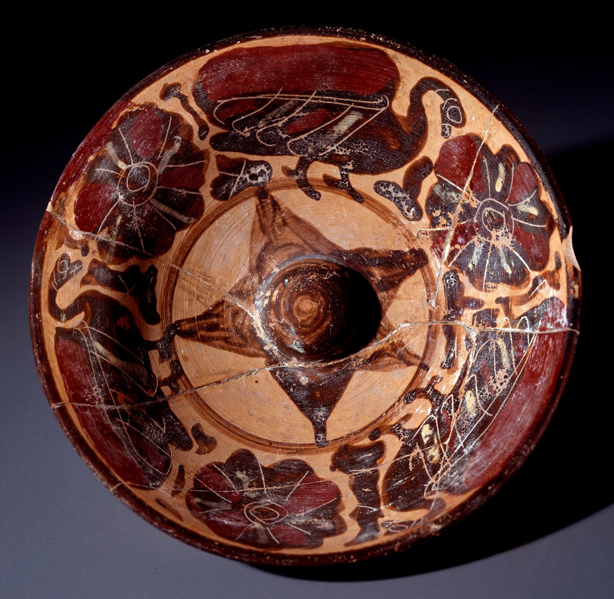 Etruskisk civilisation: phiale mesomphalos av Etruscan