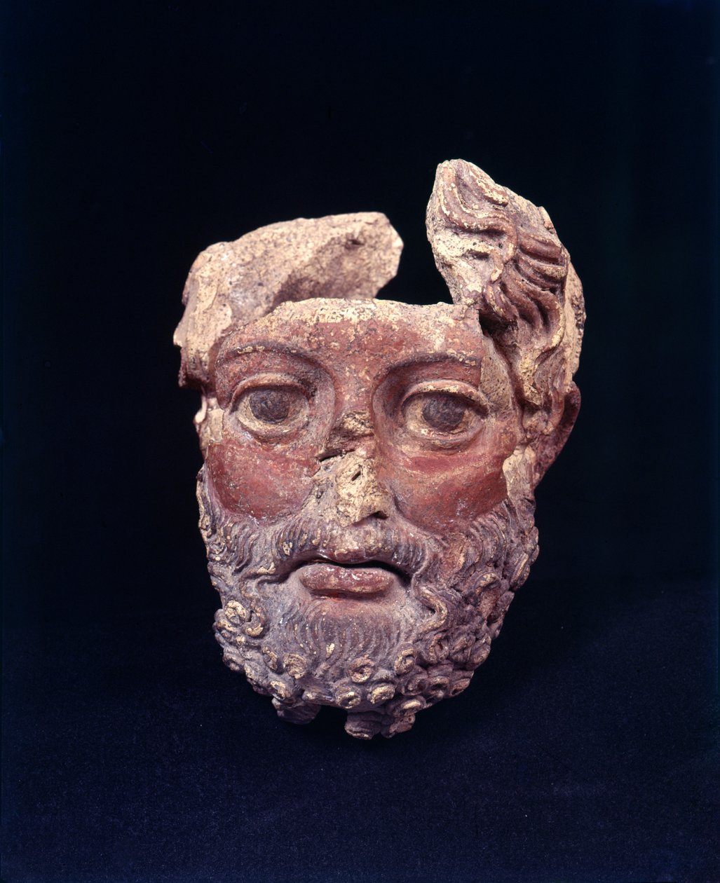Huvudet av Zeus från Faleri Veteres av Etruscan
