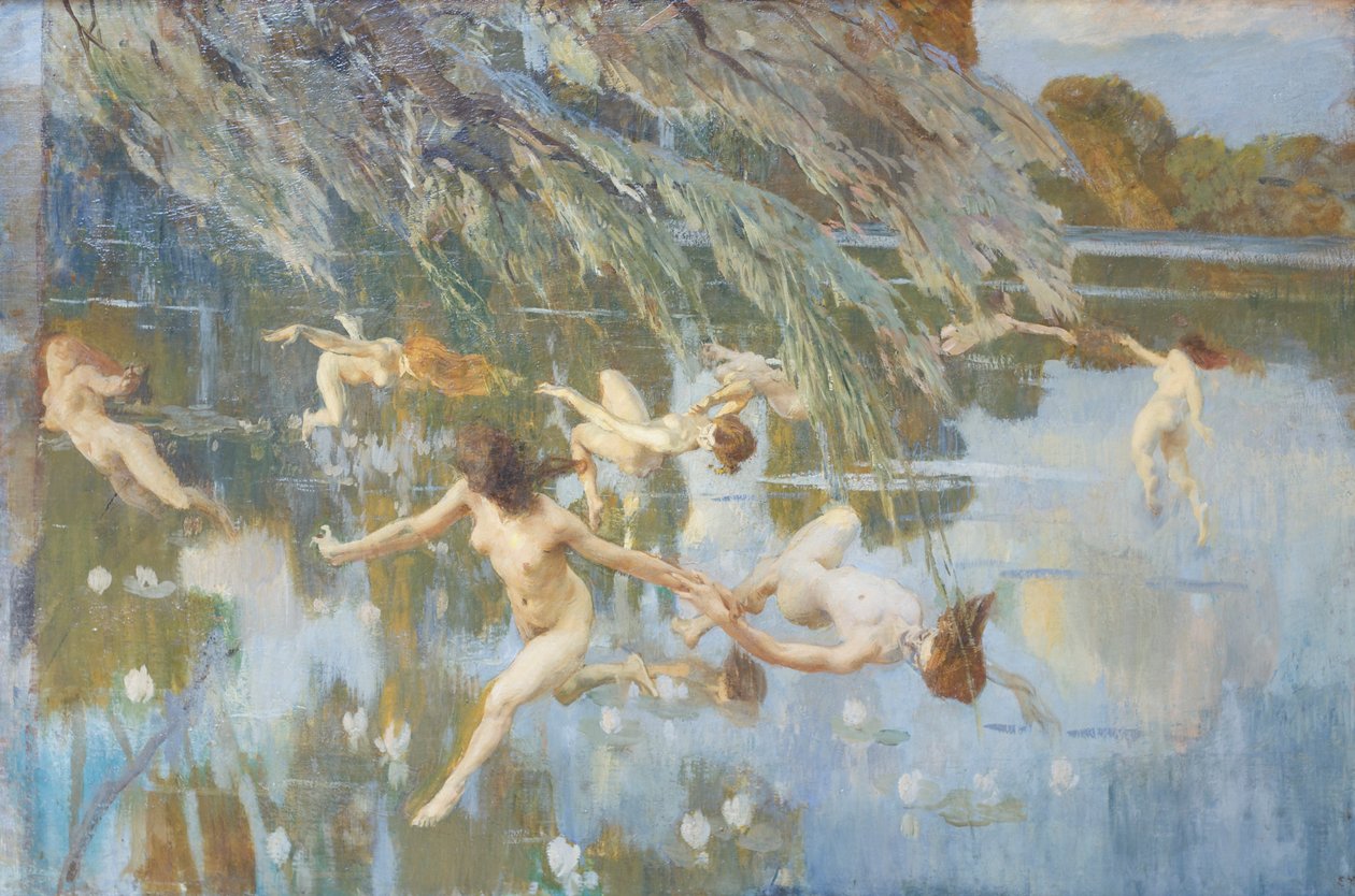 Nymferna av Ettore Tito