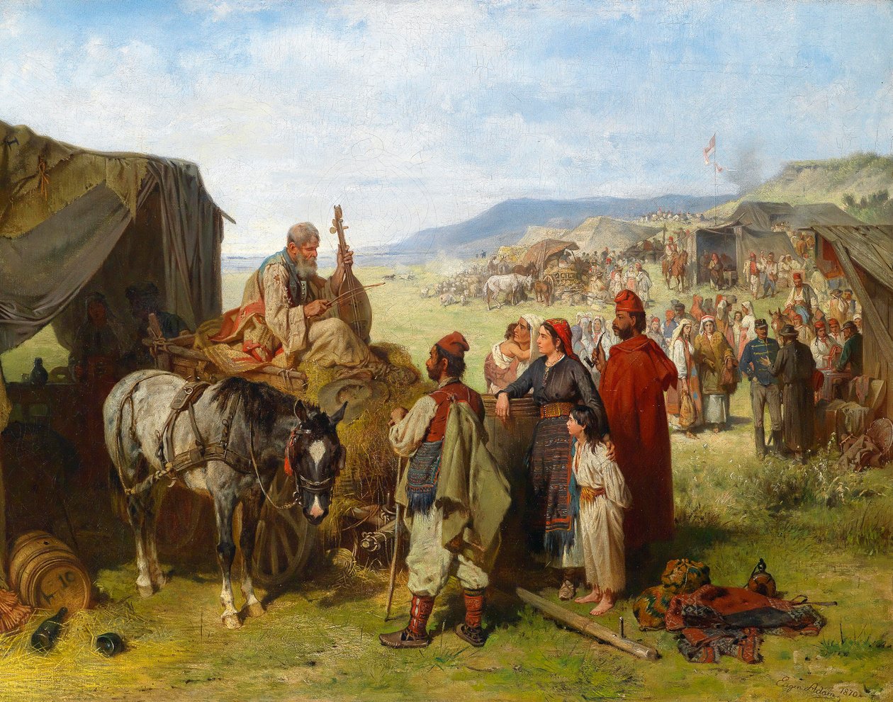 Läger i Dalmatien av Eugen Adam