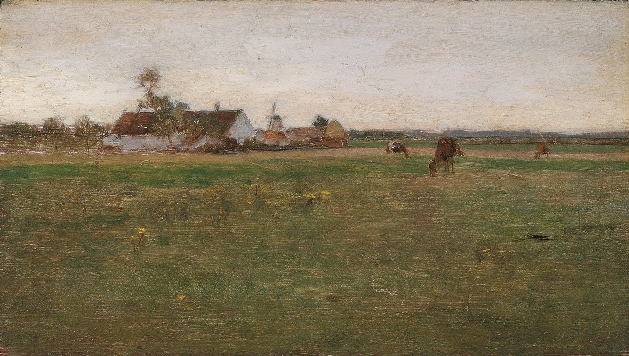 kvällslandskap av Eugen Jettel