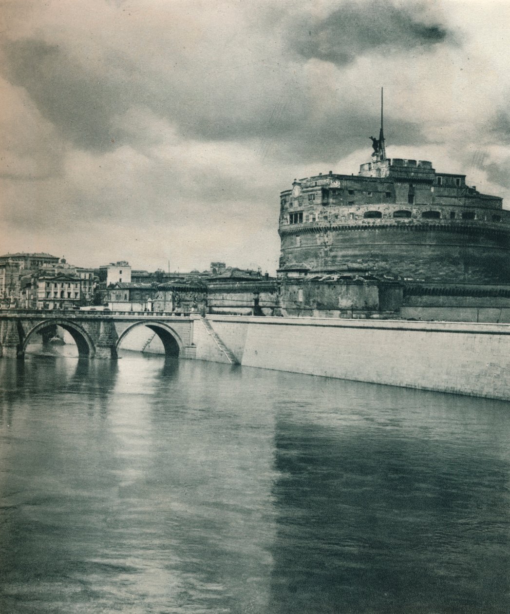 Castel Sant Angelo, Rom, Italien, 1927 av Eugen Poppel