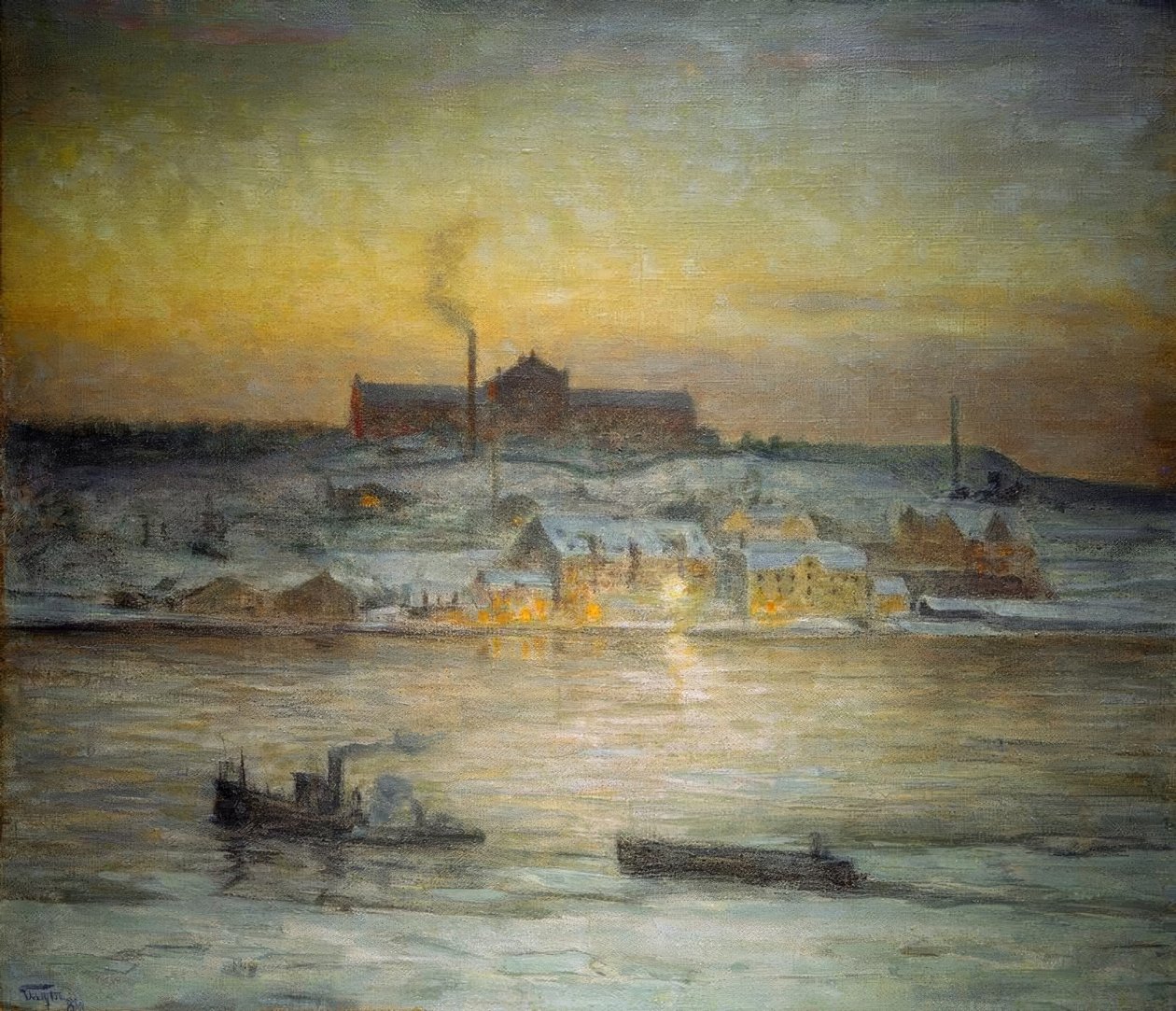 Tidig vintermorgon av Eugen Prinz von Schweden