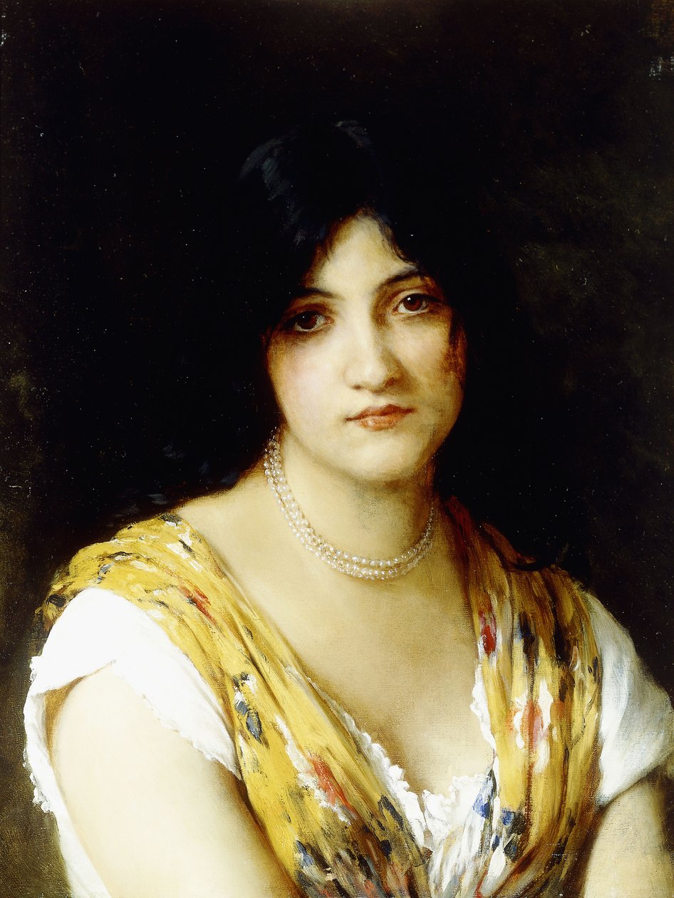 En medelhavsskönhet, av Eugen von Blaas