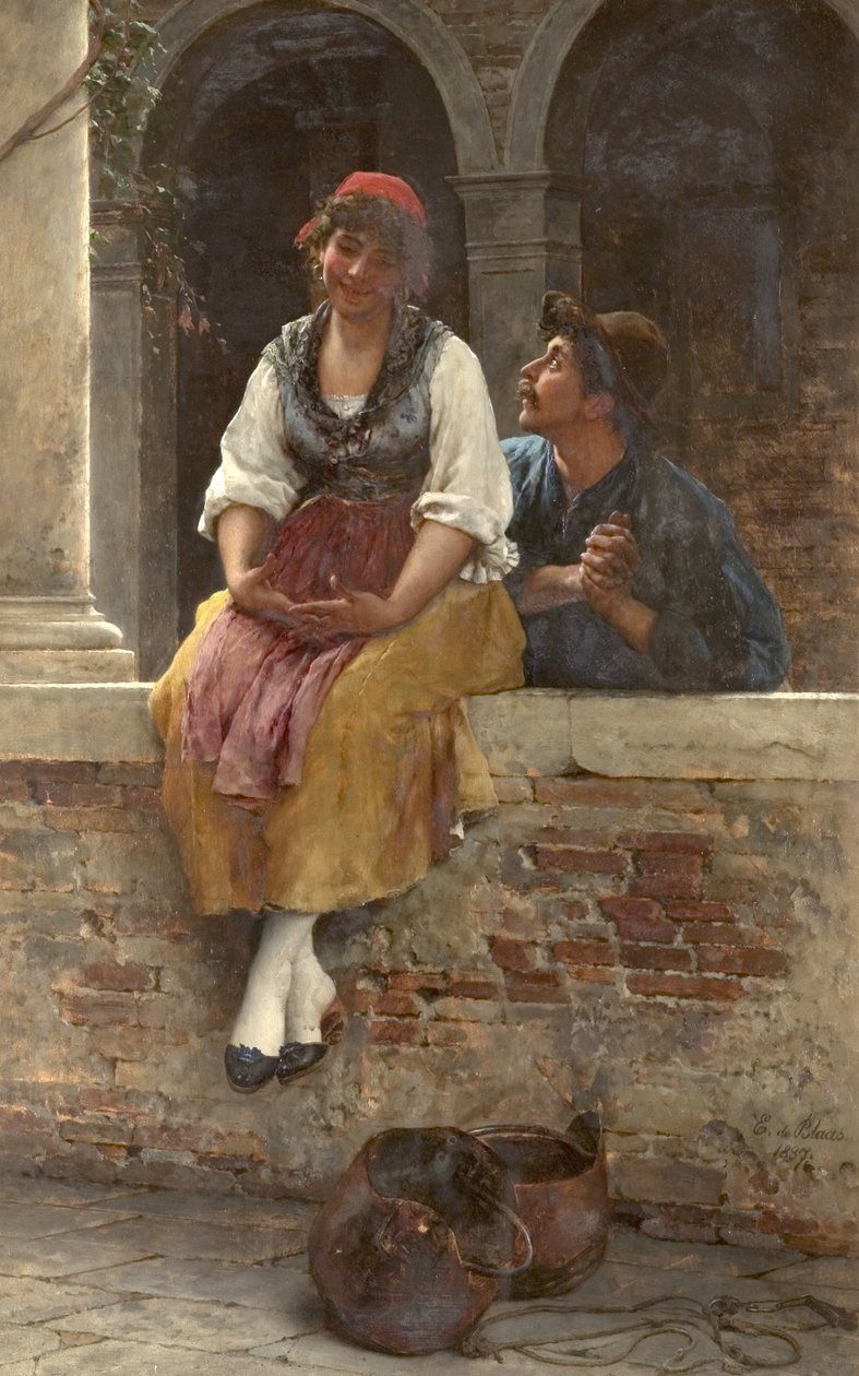 Erbjudandet, 1887 av Eugen von Blaas