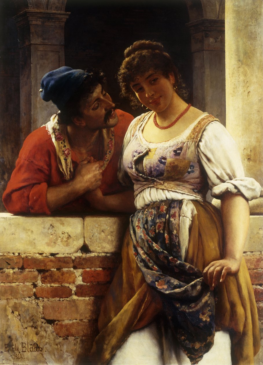 Förslaget, 1888 av Eugen von Blaas