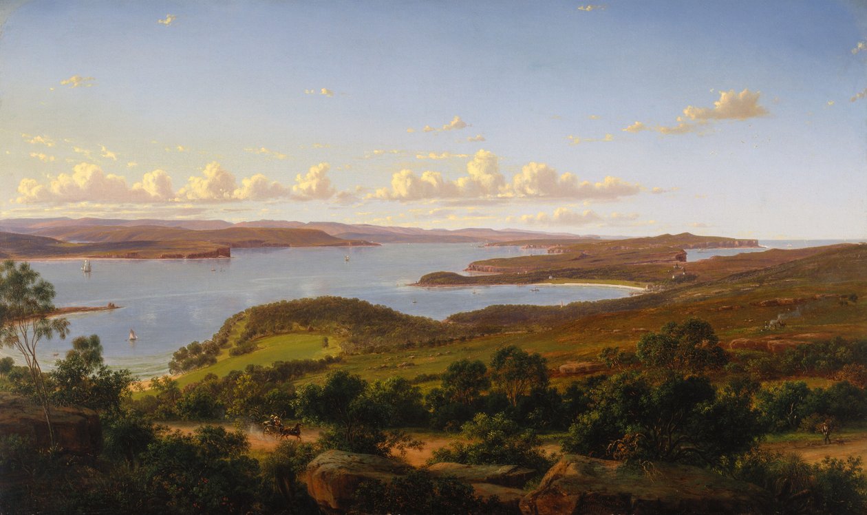 Sydney Heads av Eugene von Guérard