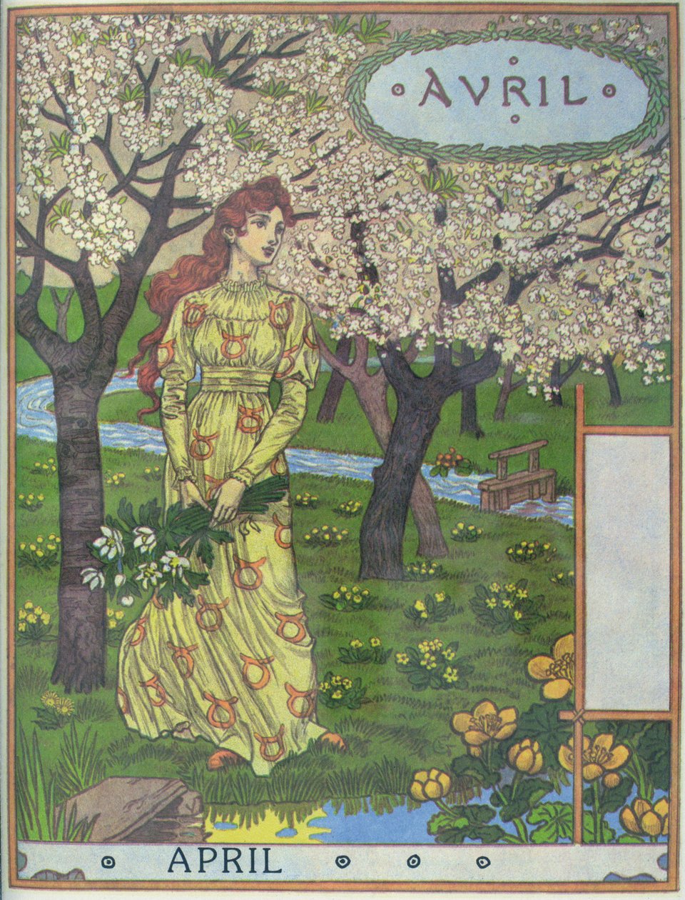 April av Eugene Grasset