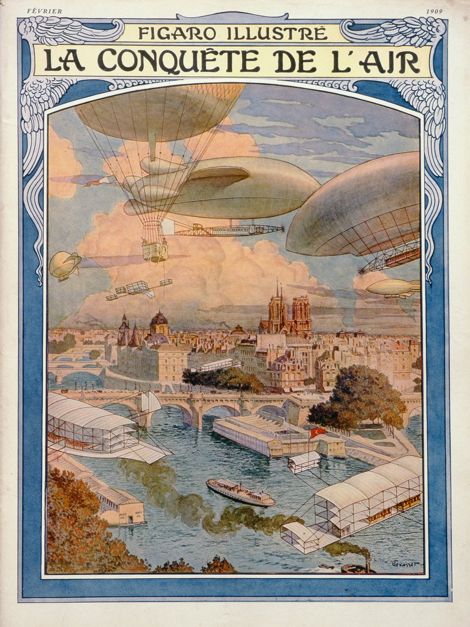 Erövringen av luften, 1909 av Eugene Grasset