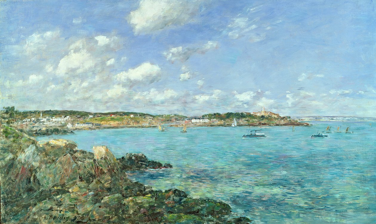 Douarnenezbukten, 1897 av Eugene Louis Boudin