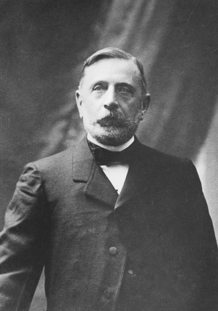 Porträtt av Jacques Piou av Eugene Pirou