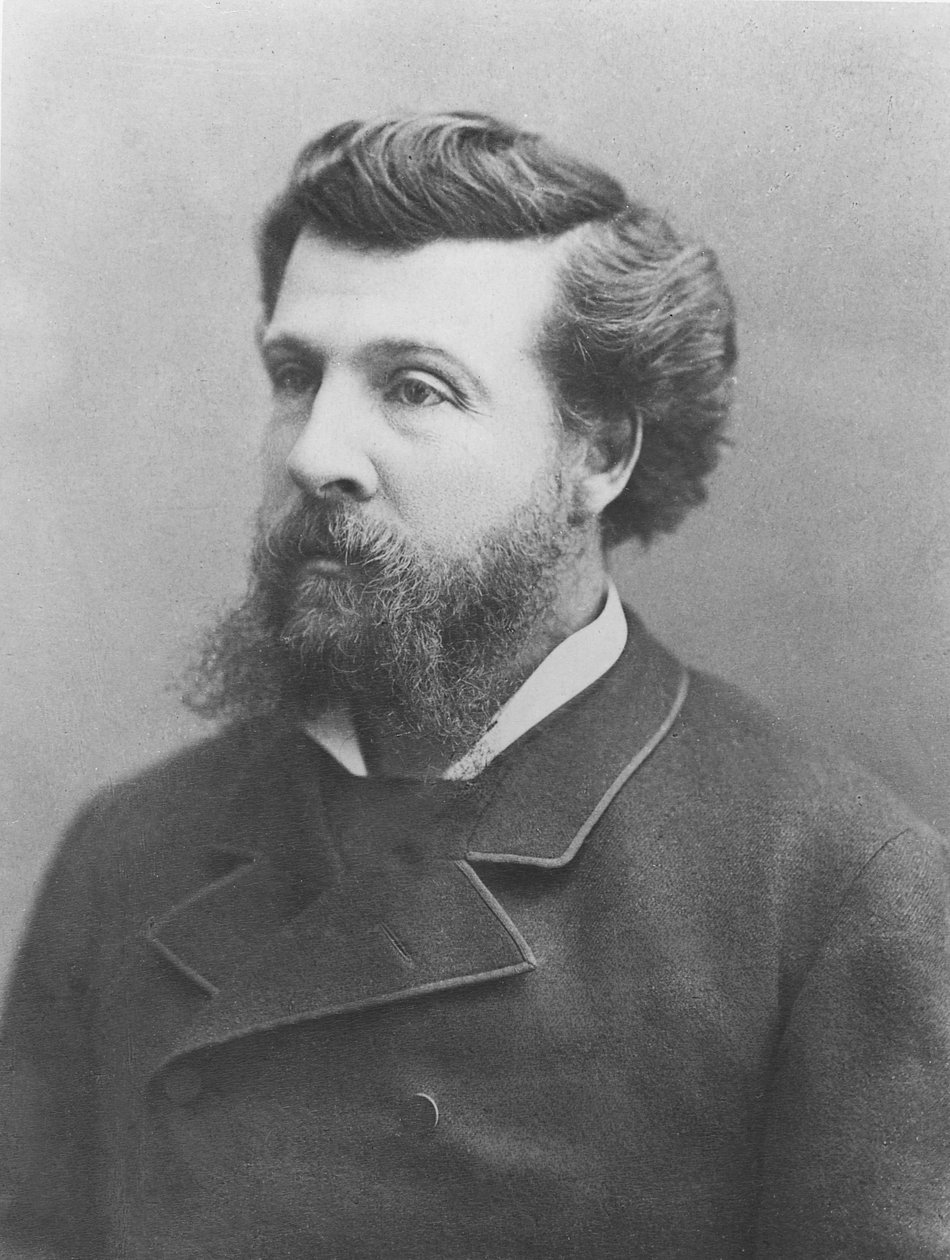 Porträtt av Édouard Pailleron av Eugene Pirou