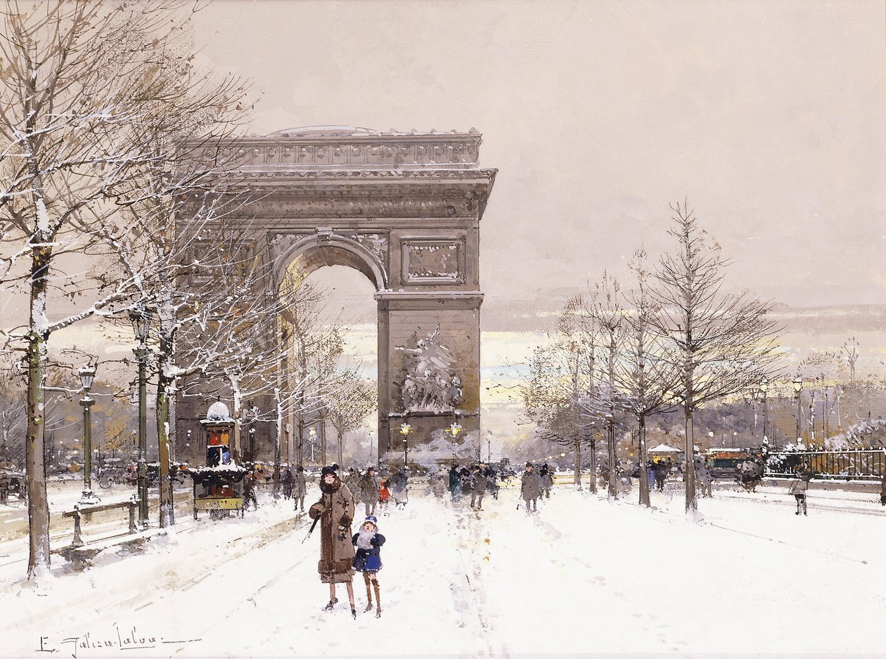 Triumfbågen av Eugene Galien Laloue