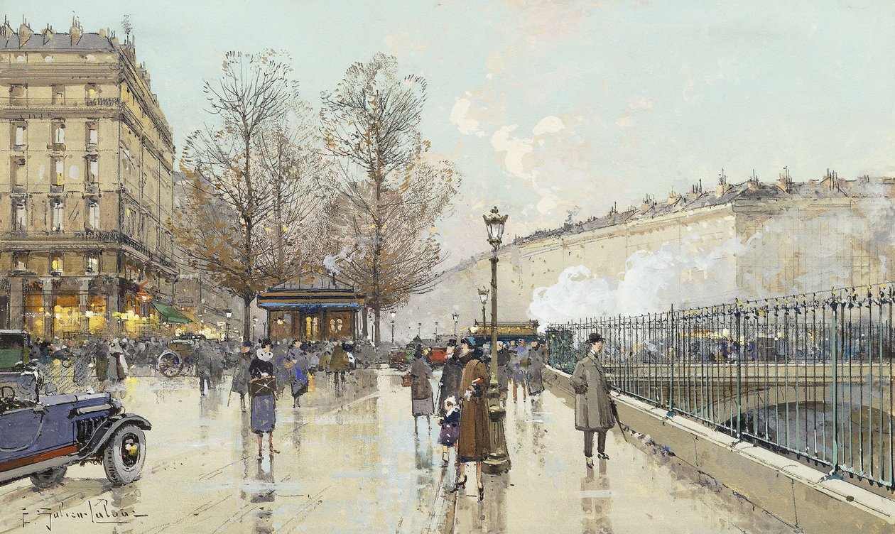 Boulevard Pereire, Paris av Eugene Galien Laloue