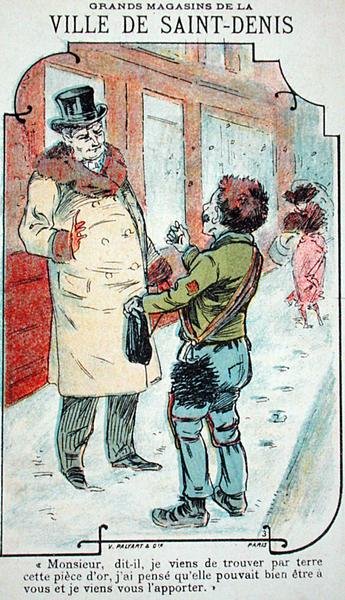 The Honest Child, ca 1900 (färg litho) av Eugene (after) Oge
