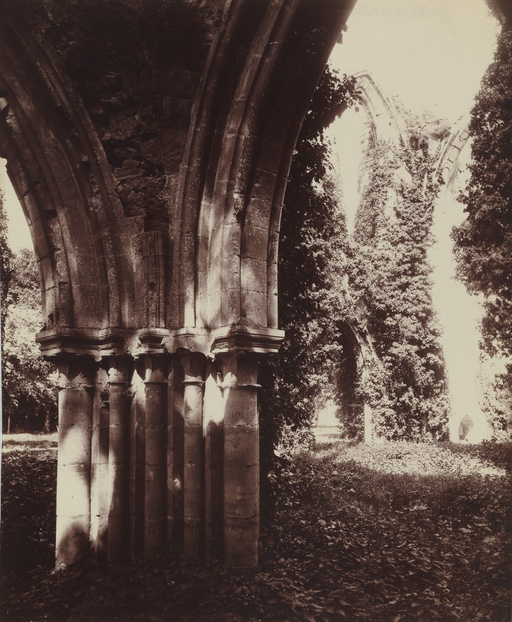 Dammarie-les-Lys, ruiner,1910 (foto) av Eugène Atget