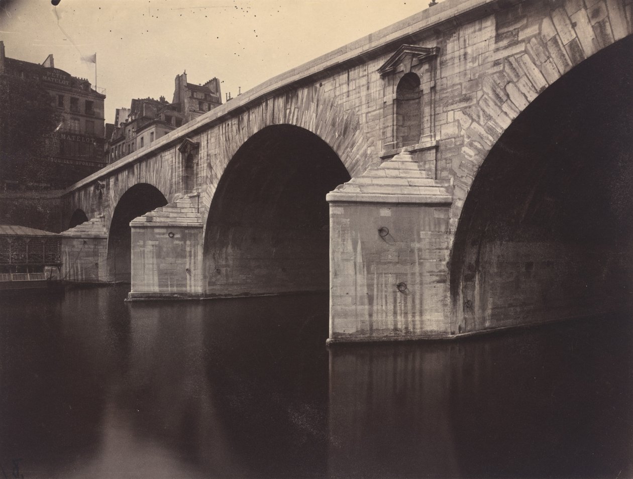 Pont Marie, 1912 (foto) av Eugène Atget