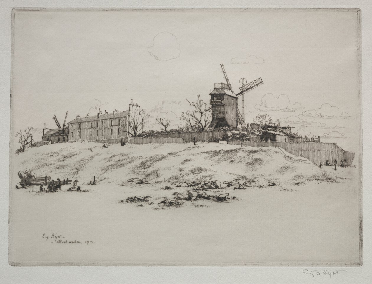 Moulin de la Galette, Montmartre av Eugene Bejot
