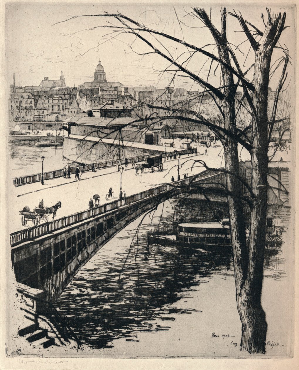 Bårhuset, 1915 av Eugene Bejot
